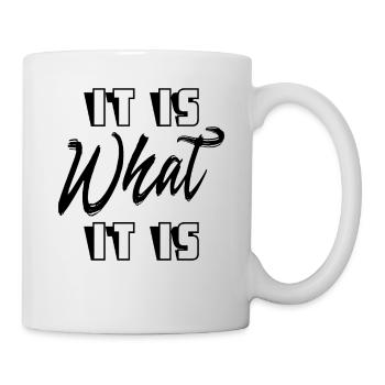 C'est ce que c'est - Mug blanc - blanc - Droite