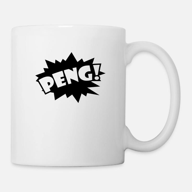 Peng! - Tasse - Weiß