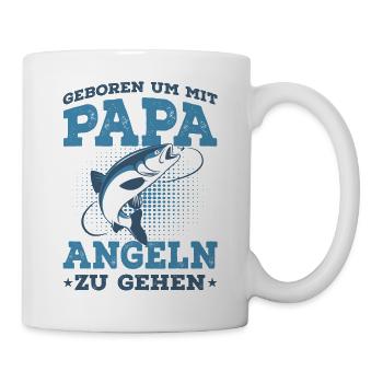 Angeln - Tasse - Weiß - Rechts