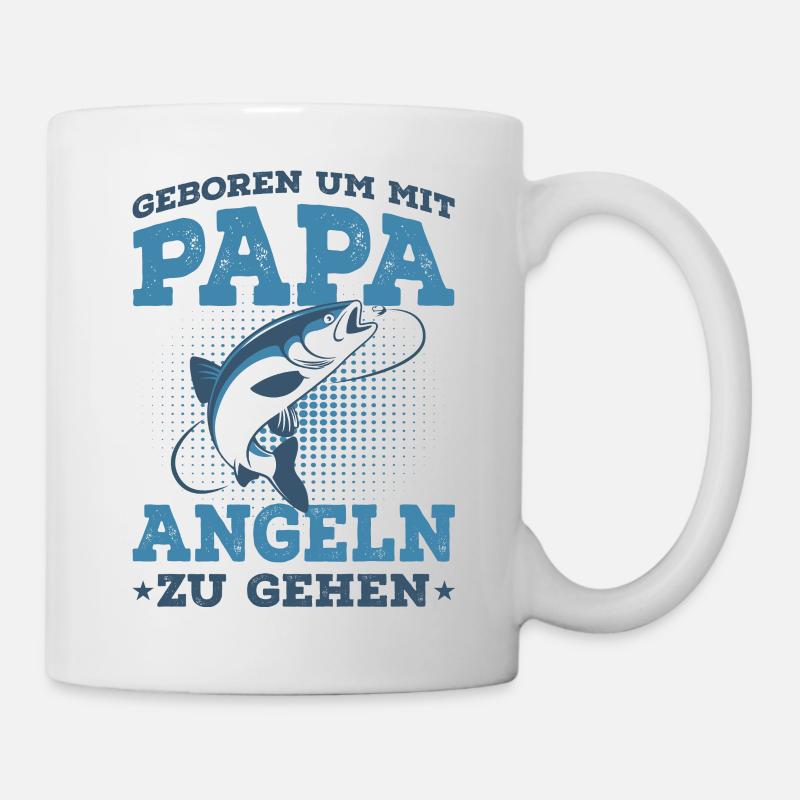 Angeln - Tasse - Weiß