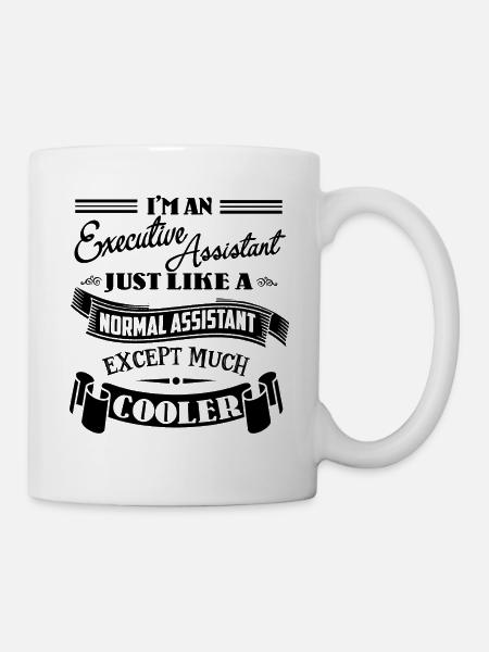 Ich bin ein Executive Assistant Shirts - Tasse - Weiß