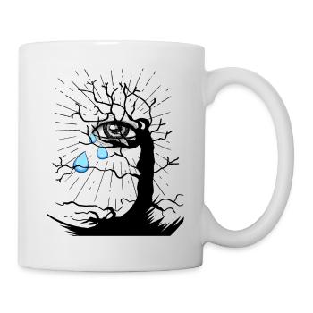 Depression Grief Tears Depressed Beyond Death - Mug - white - Right