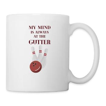 Bowling bowling idées cadeau cadeau sport bowling - Mug blanc - blanc - Droite