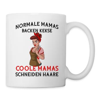 Friseurin - Tasse - Weiß - Rechts