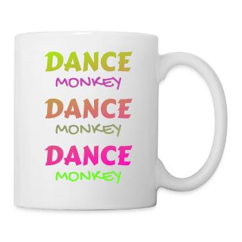 Dance Monkey colorful beautiful unique - Mug - white - Right