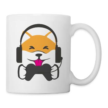 Gaming dog Shiba Inu - Mug - white - Right