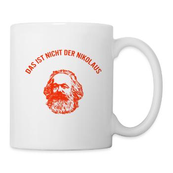Das ist nicht der Nikolaus Weihnachtsmann Marx - Tasse - Weiß - Rechts