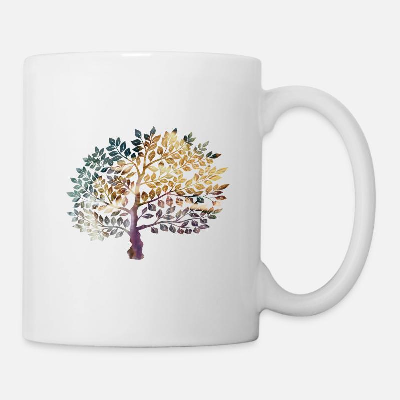 Baum des Lebens - Tasse - Weiß