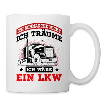 LKW - Tasse - Weiß - Rechts