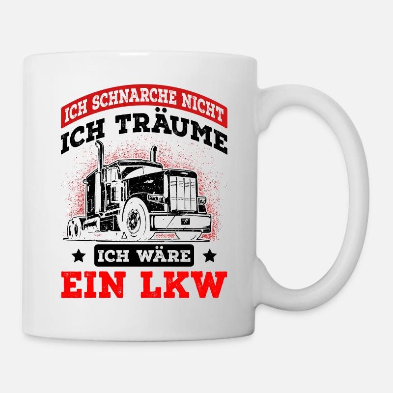 LKW - Tasse - Weiß