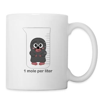 Chemistry Mole Word Game Gift Idea - Mug - white - Right