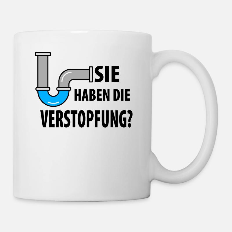 Heizungsbauer dürfen das - Tasse - Weiß