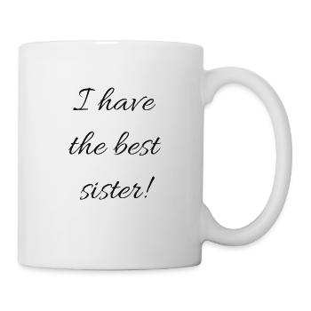 best sister - Mug - white - Right