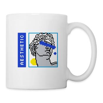 Ästhetische VaporWave - Tasse - Weiß - Rechts