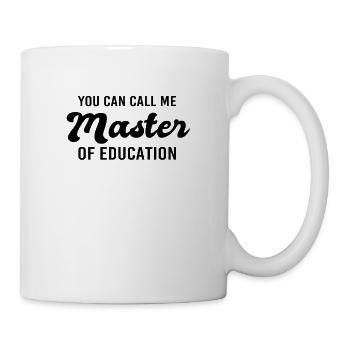 Vous pouvez m'appeler maître de l'éducation - Vintage - Mug blanc - blanc - Droite