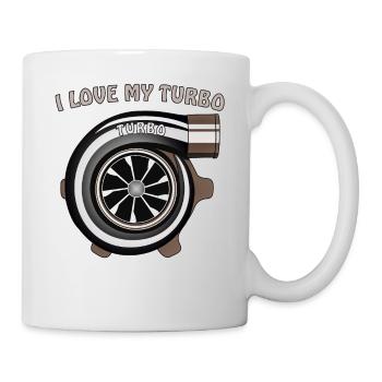 I LOVE MY TURBO - Mug blanc - blanc - Droite