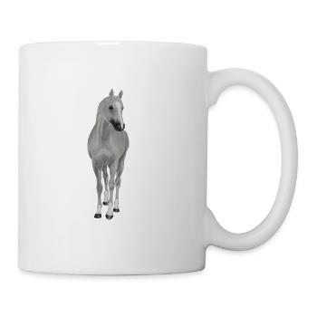 reiten Pferd Liebe Reiterin Pferde Pferdesprüche - Tasse - Weiß - Rechts