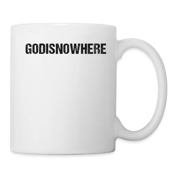 GODISNOWHERE - read it again! - Mug - white - Right