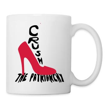 Crash the Patriarchy - Tasse - Weiß - Rechts
