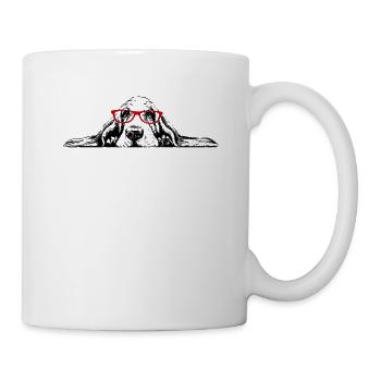 Basset Hound - Mug - white - Right