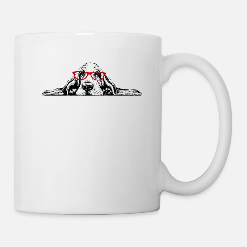 Basset Hound - Mug blanc - blanc