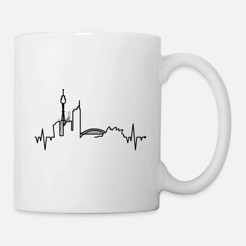 Battement de cœur de Sydney - Mug blanc - blanc