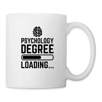 Psychologie Degree Loading - Tasse - Weiß - Rechts