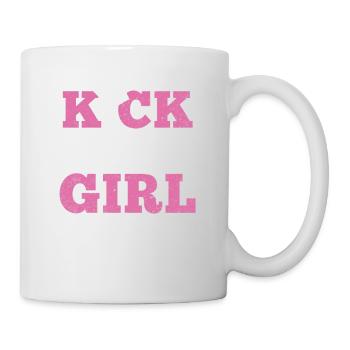 Kickboxerin Kickboxen Trainerin Geschenk - Tasse - Weiß - Rechts
