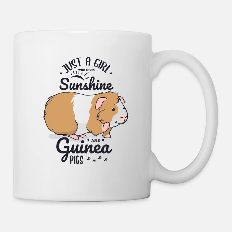 Cochon d'Inde soleil et cochons d'Inde - Mug blanc - blanc