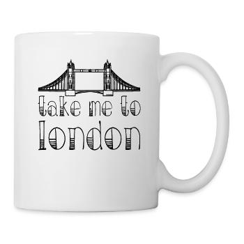 Emmène-moi à Londres - Mug blanc - blanc - Droite