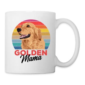 Golden Retriever - Tasse - Weiß - Rechts