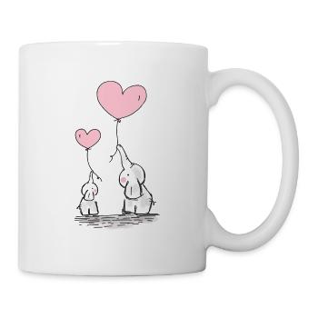 Elovphants - Mug blanc - blanc - Droite