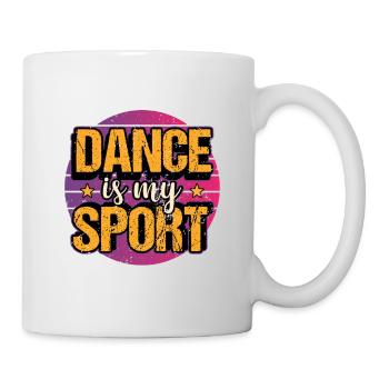Danseur de danse hip hop breakdance disant cadeau - Mug blanc - blanc - Droite