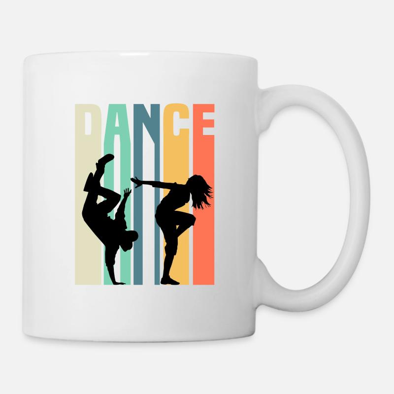 Breakdance Hip Hop Tanzen Tänzer Spruch Geschenk - Tasse - Weiß