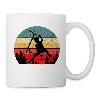 Scooter - Tasse - Weiß - Rechts