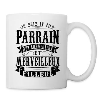 Patenonkel Pate Geschenk Taufpate - Tasse - Weiß - Rechts