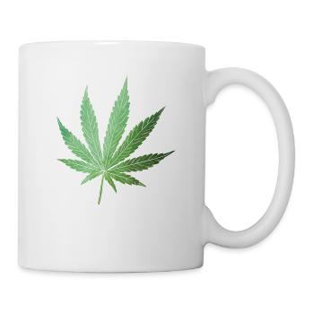 Marijuana Cannabis Feuille - Mug blanc - blanc - Droite
