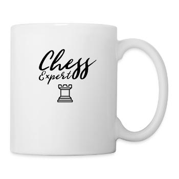 Chess expert chess player chess club - Mug - white - Right