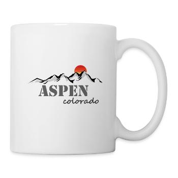 Ski - Tasse - Weiß - Rechts