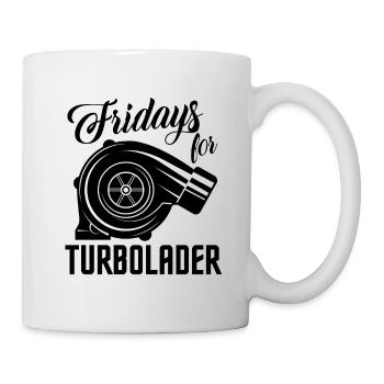 Turbolader Boost Petrol Schrauber Turbo Geschenk - Tasse - Weiß - Rechts