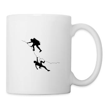Drôle d’escalade et de conception de randonnée - Mug blanc - blanc - Droite