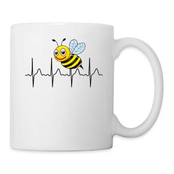 BEE HEARTBEAT - Mug - white - Right