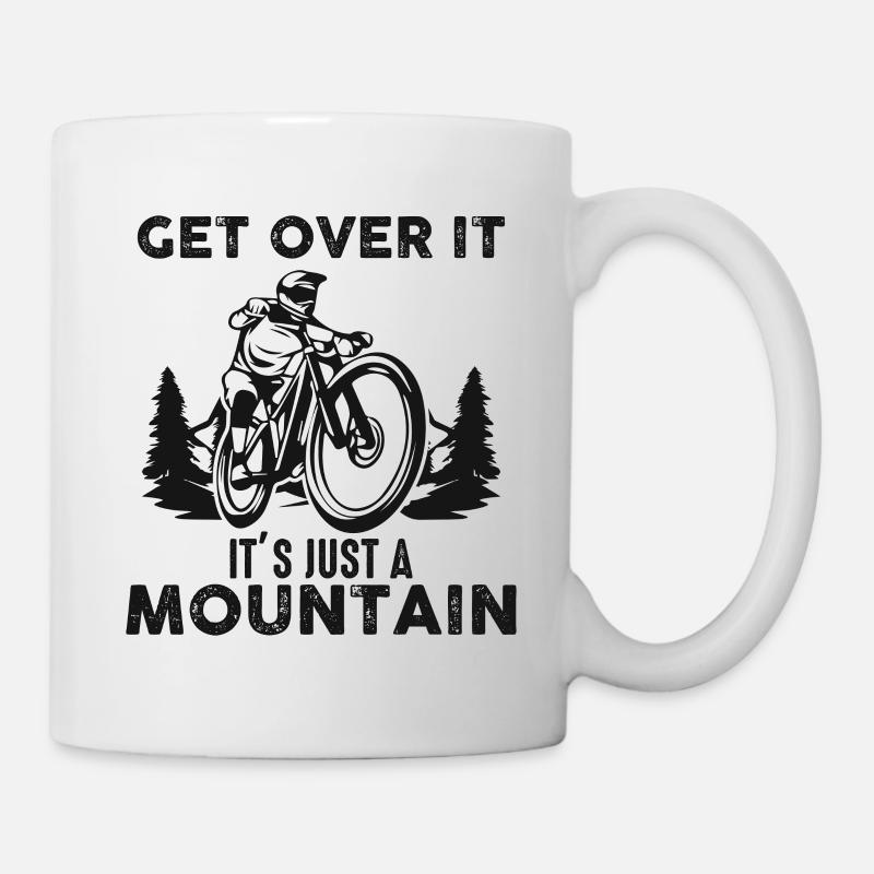 MTB "IT'S JUST A MOUNTAIN" shirt - Mug - white