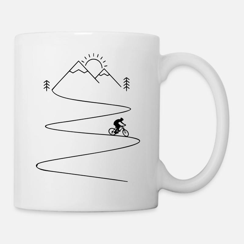 Faire du vélo - Mug blanc - blanc