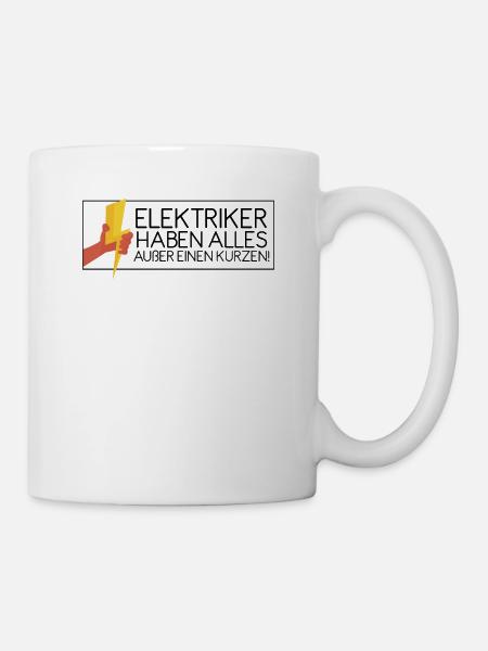Elektriker Elektromeister Handwerker - Tasse - Weiß