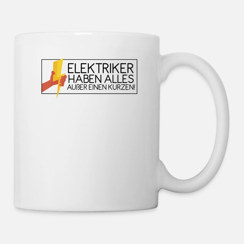 Elektriker Elektromeister Handwerker - Tasse - Weiß