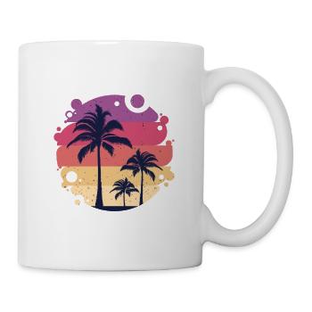 Miami Beach Sunset - Mug - white - Right