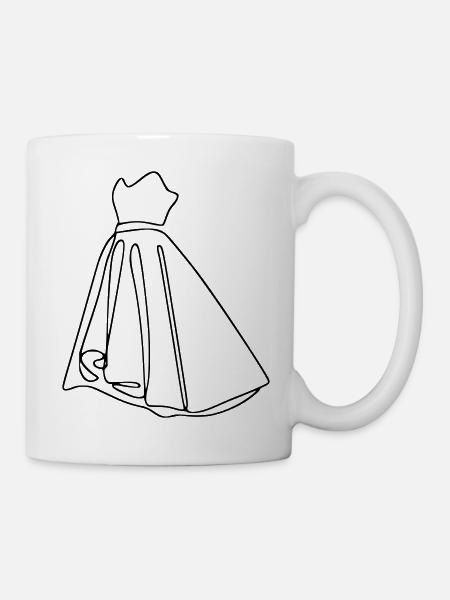 Dress Fashion Art Gift Gift Idea - Mug - white