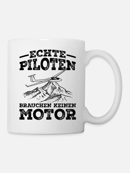 Segelfliegen - Tasse - Weiß
