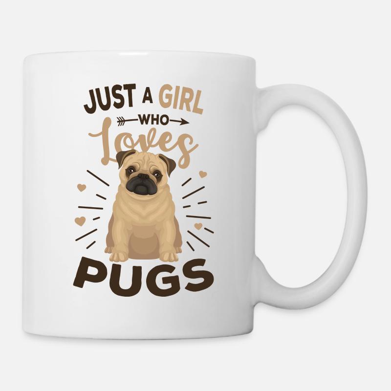 Mops - Tasse - Weiß